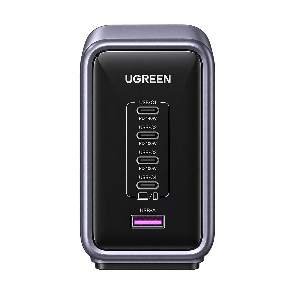 UGREEN 90904B Wall Charger 3-Pin 300W 5-PORT PD Nexode