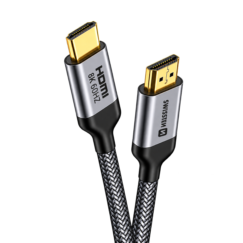 Swissten HDMI to HDMI 8K@60Hz Nylon Cable 2m