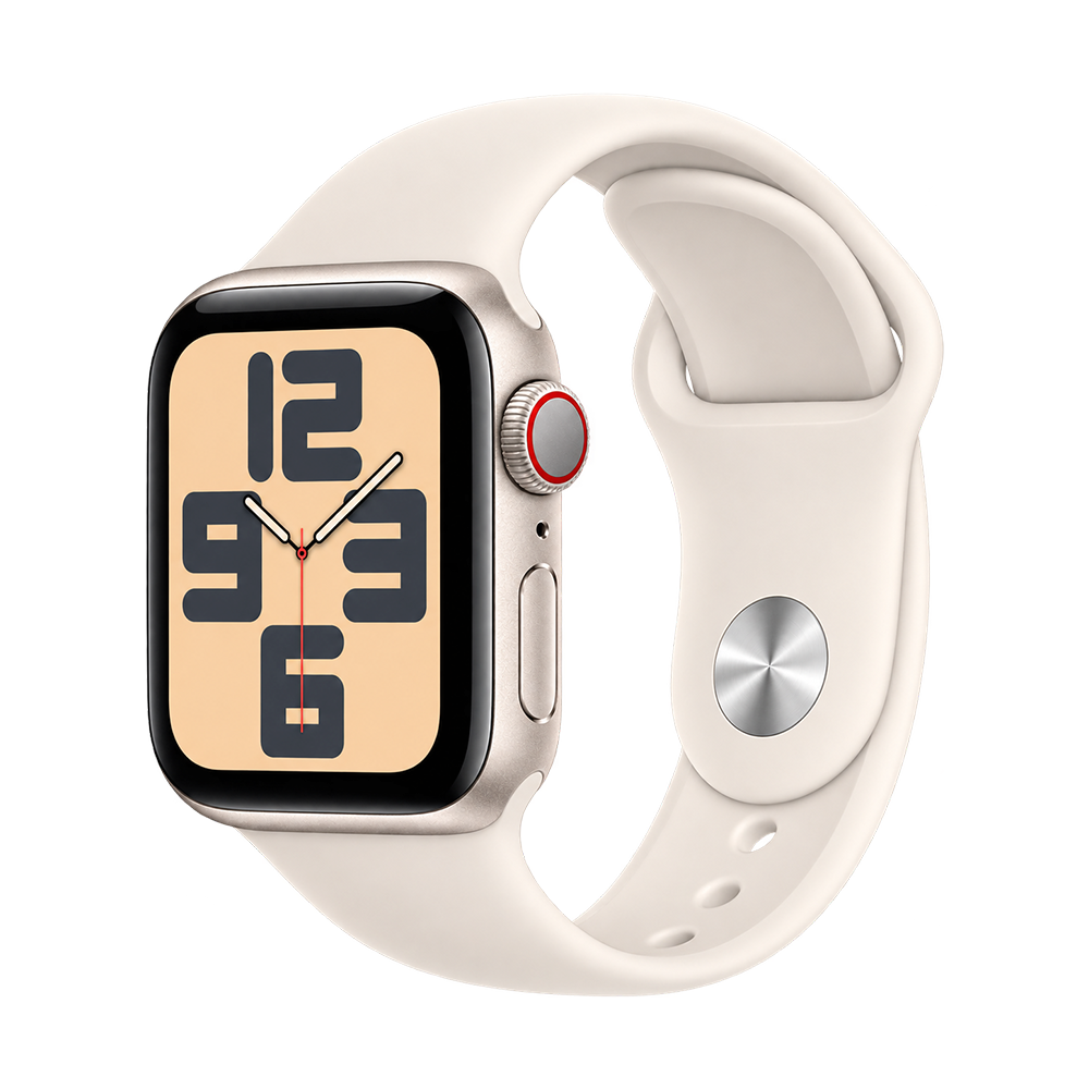 Apple MYJ33ZM/A Silicone Sport Band 40mm S/M Starlight