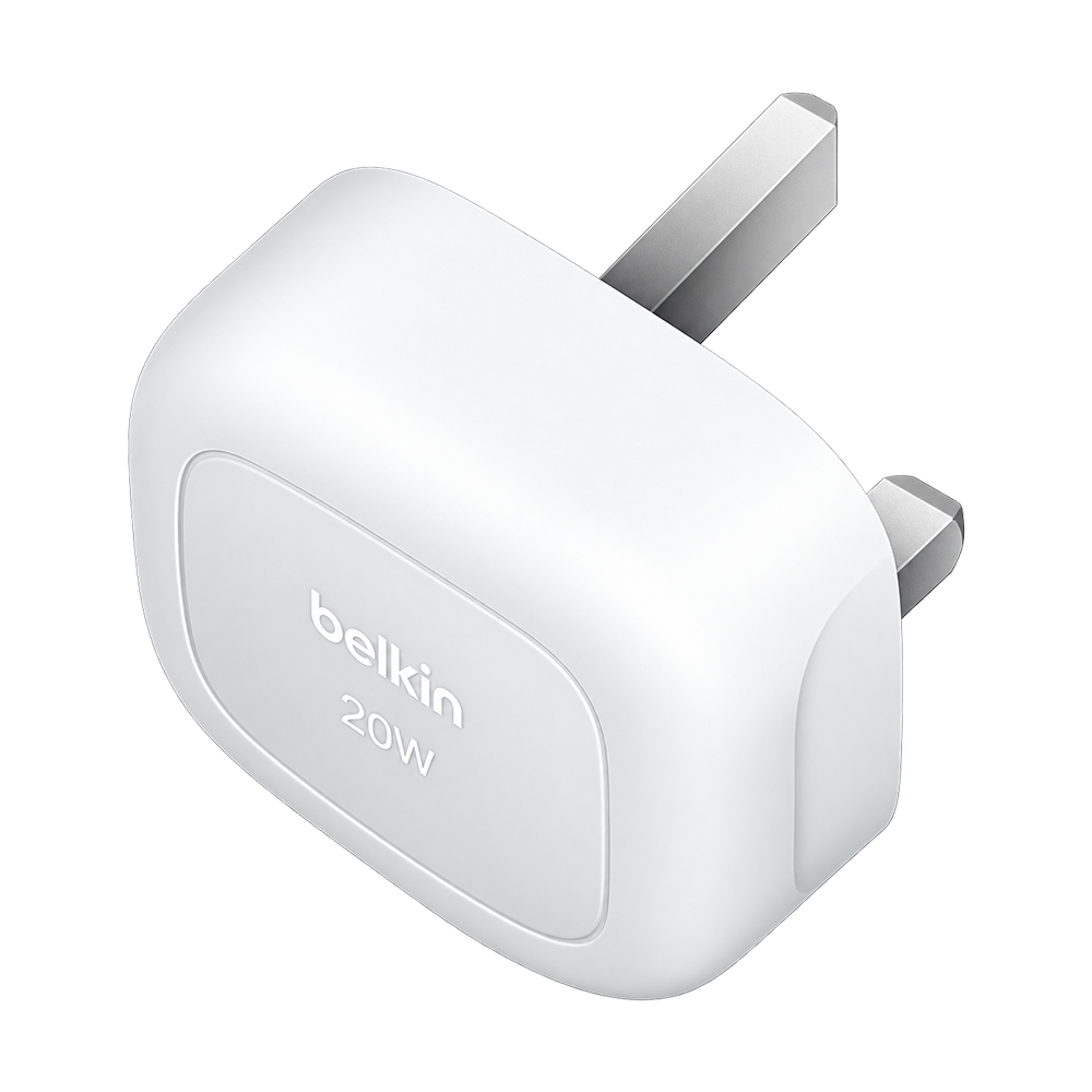 Belkin WCA009MYWH Wall Charger 20W 3A UK USB-C