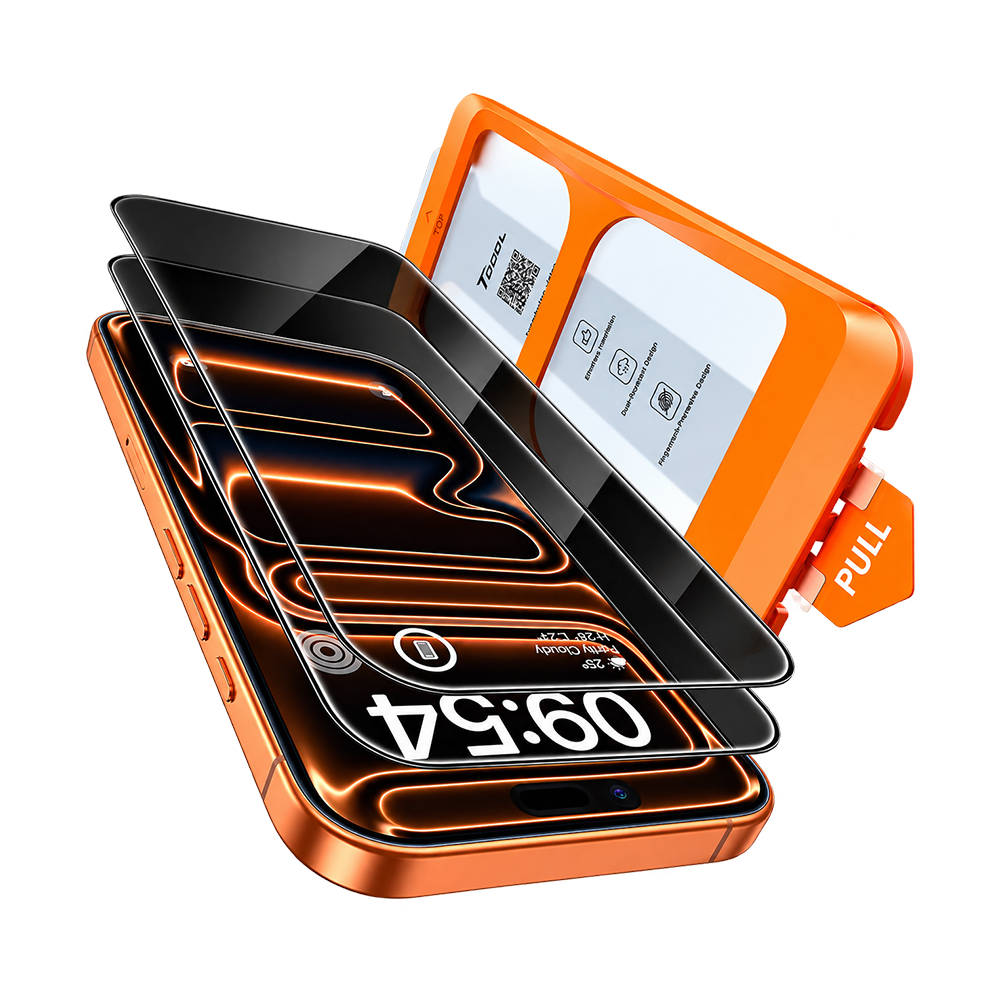 5D Full Glue Tempered Glass Screen Protector iPhone 17 Pro