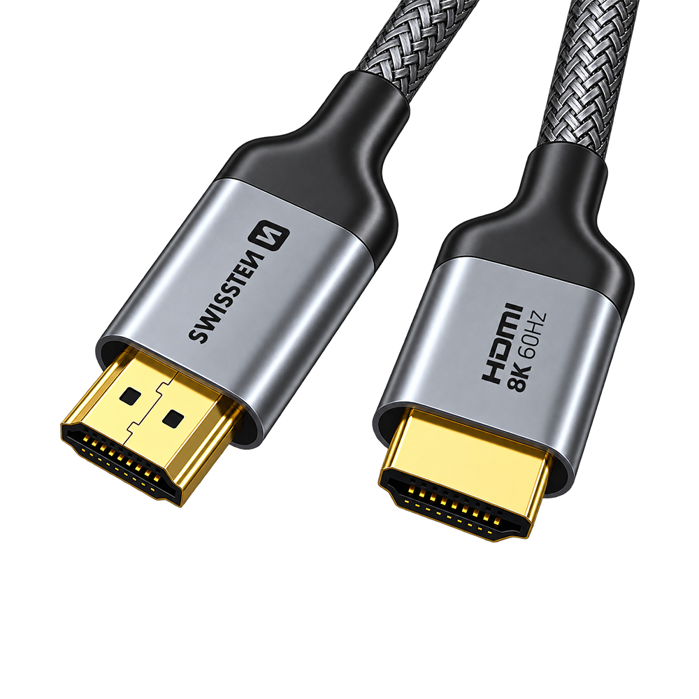 Swissten HDMI to HDMI 8K@60Hz Nylon Cable 2m