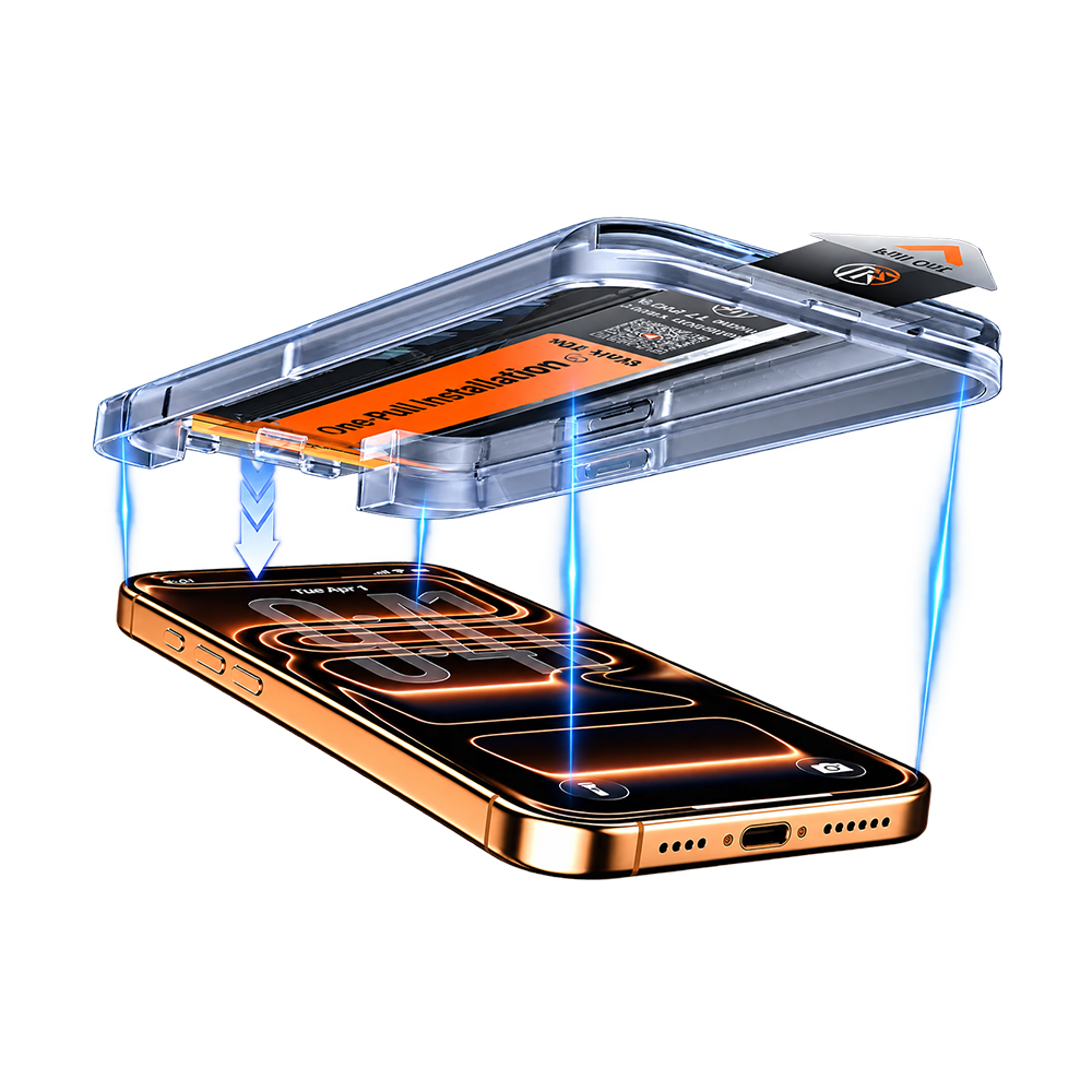5D Full Glue Tempered Glass Screen Protector iPhone 17 Pro Max