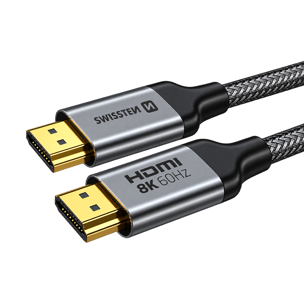 Swissten HDMI to HDMI 8K@60Hz Nylon Cable 2m