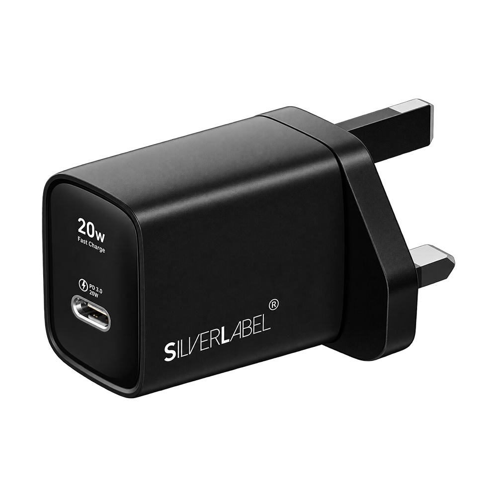 Silverlabel 29421SL10 3-Pin Wall Charger USB-C 20W