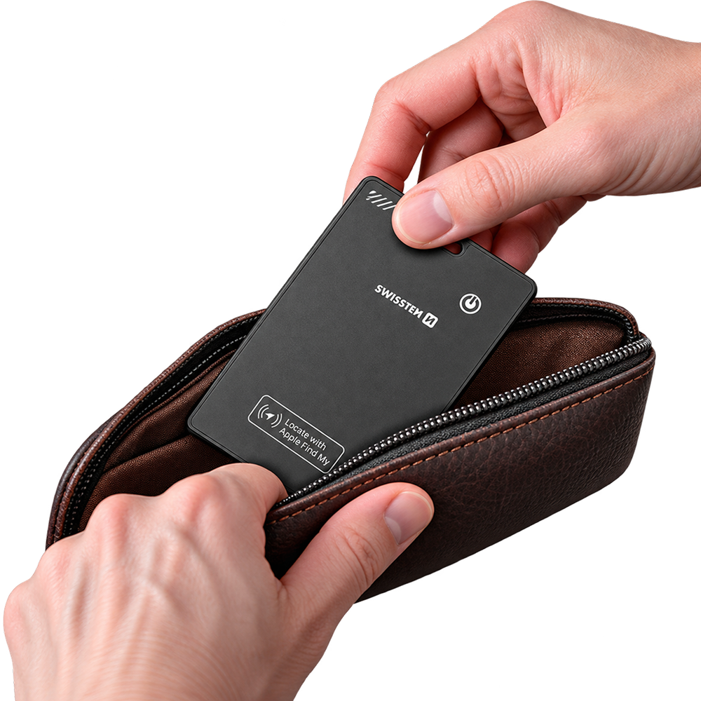 Swissten Find Card Smart Locator with Apple Find My