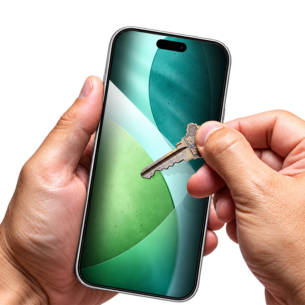 5D Full Glue Tempered Glass Screen Protector Privacy iPhone 17 AIR