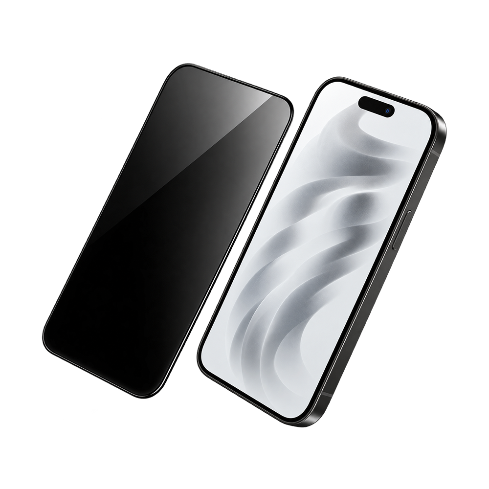 5D Full Glue Tempered Glass Screen Protector Privacy iPhone 17 Pro Max