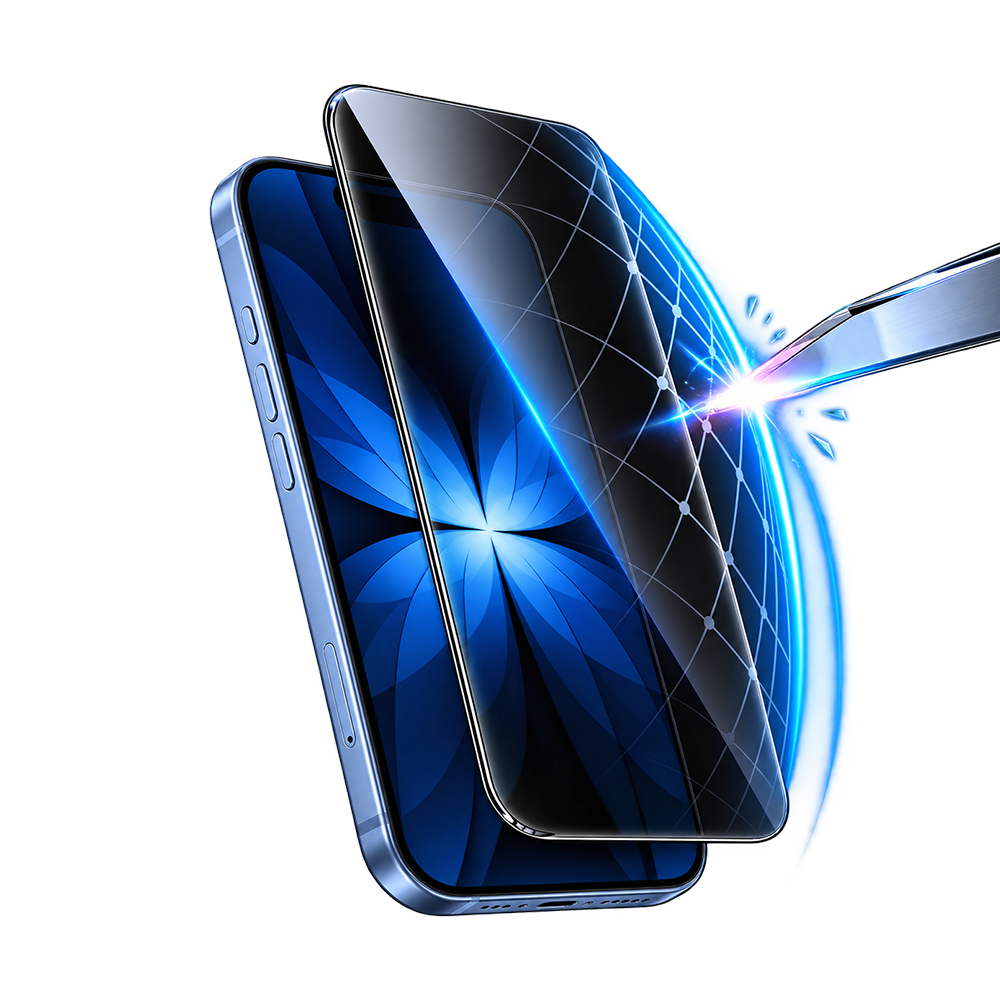 5D Full Glue Tempered Glass Screen Protector iPhone 17