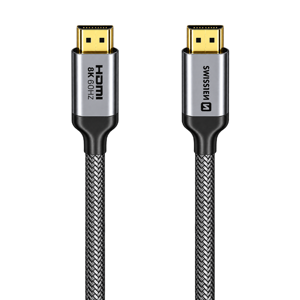 Swissten HDMI to HDMI 8K@60Hz Nylon Cable 2m