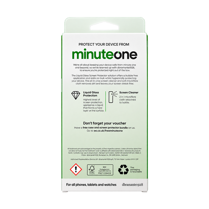 DB1928 Minute ONE Screen Cleaner & Liquid Univ Screen Protector