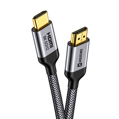 Swissten HDMI to HDMI 8K@60Hz Nylon Cable 2m