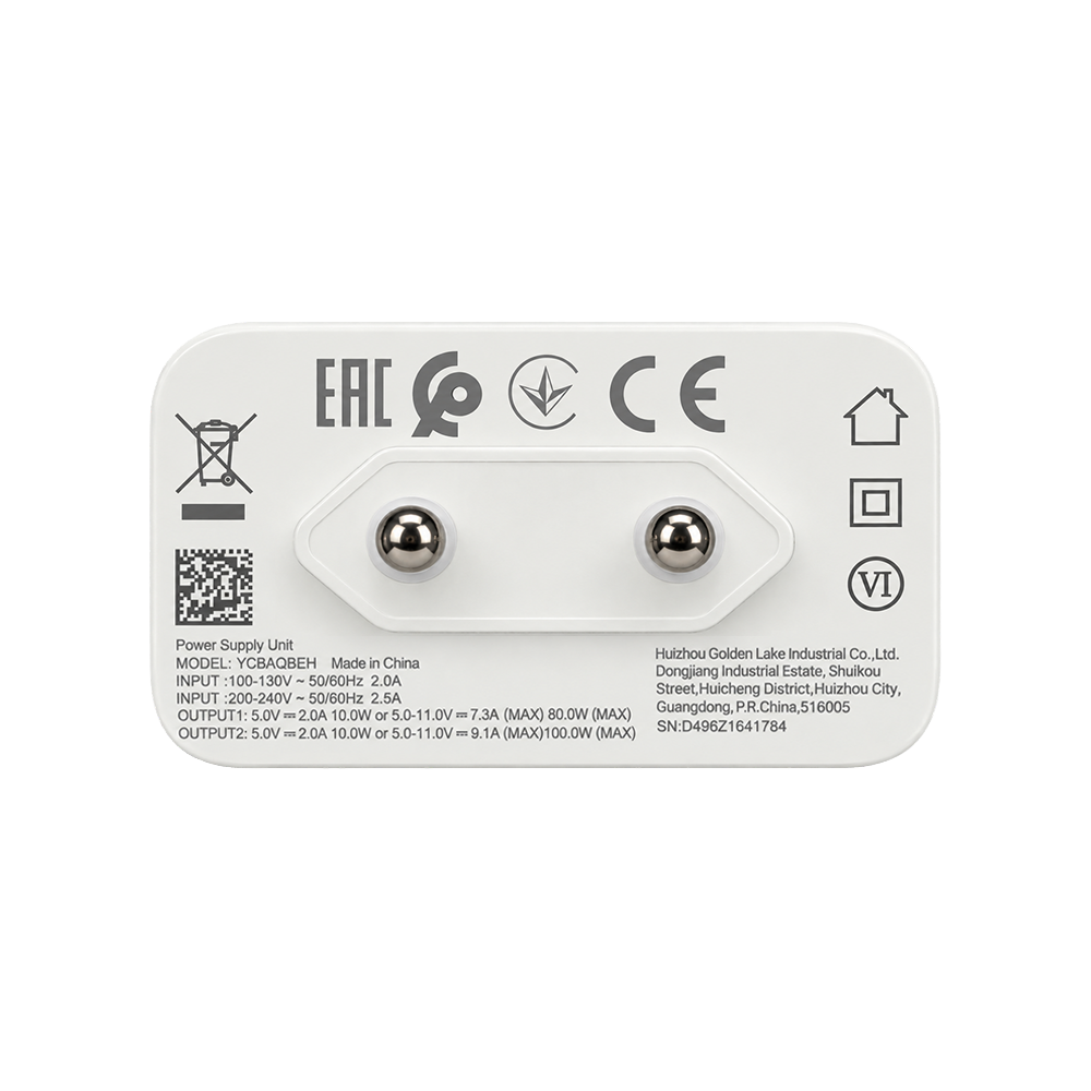 OPPO Vcbaobeh Wall Charger Supervooc 100W (EU)