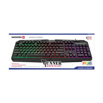 Swissten Gunner Gaming Keyboard