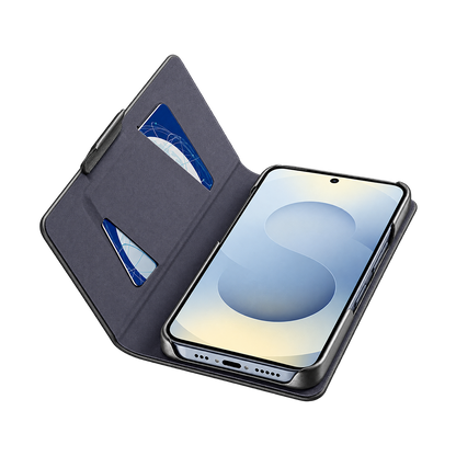 Cellularline Pouch Case Book Galaxy S25 Black