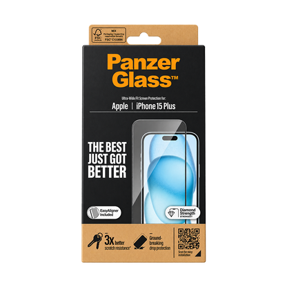 Safe Panzer Glass Screen Protector iPhone 15 Plus
