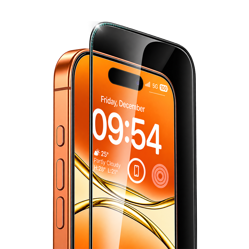 5D Full Glue Tempered Glass Screen Protector iPhone 17 Pro