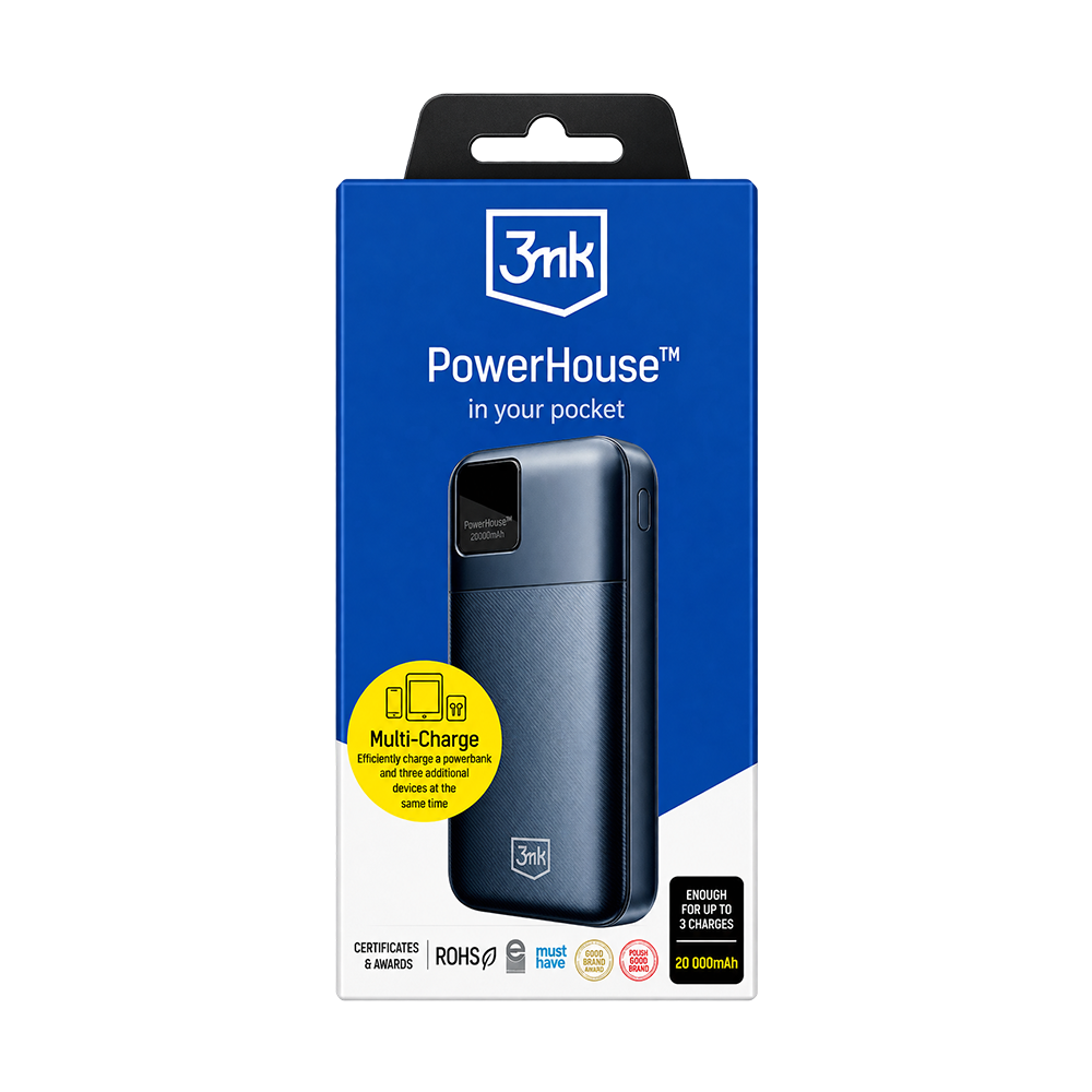 3mk PowerHouse 20,000mAh 22.5W Power Bank