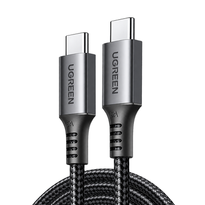 UGREEN 70427 2.0 100W 5A USB-C TO TO USB-C Nickel Alum Shell 1M