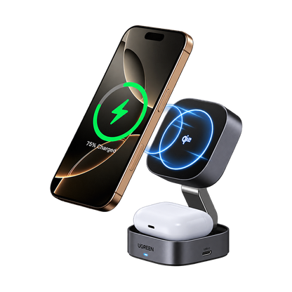 UGREEN 35316 2 IN 1 Magnetic Wireless Charger