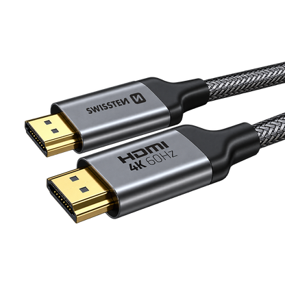 Swissten HDMI to HDMI 4K@60Hz Nylon Cable 3m