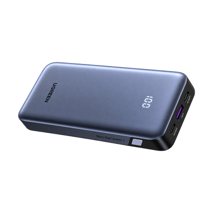 UGREEN 55985B 20,000mAh PD 30W Power Bank Dual USB-C Cable