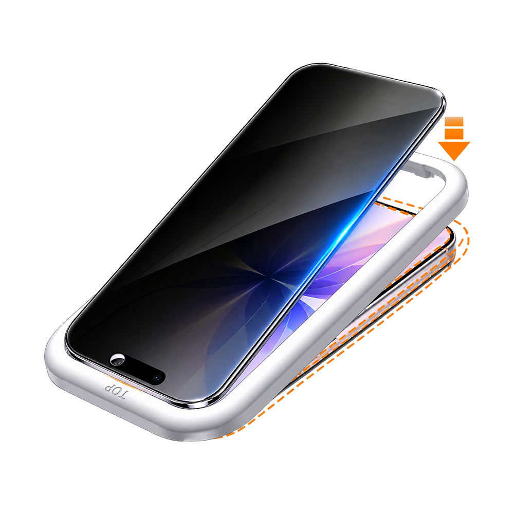 5D Full Glue Tempered Glass Screen Protector Privacy iPhone 17