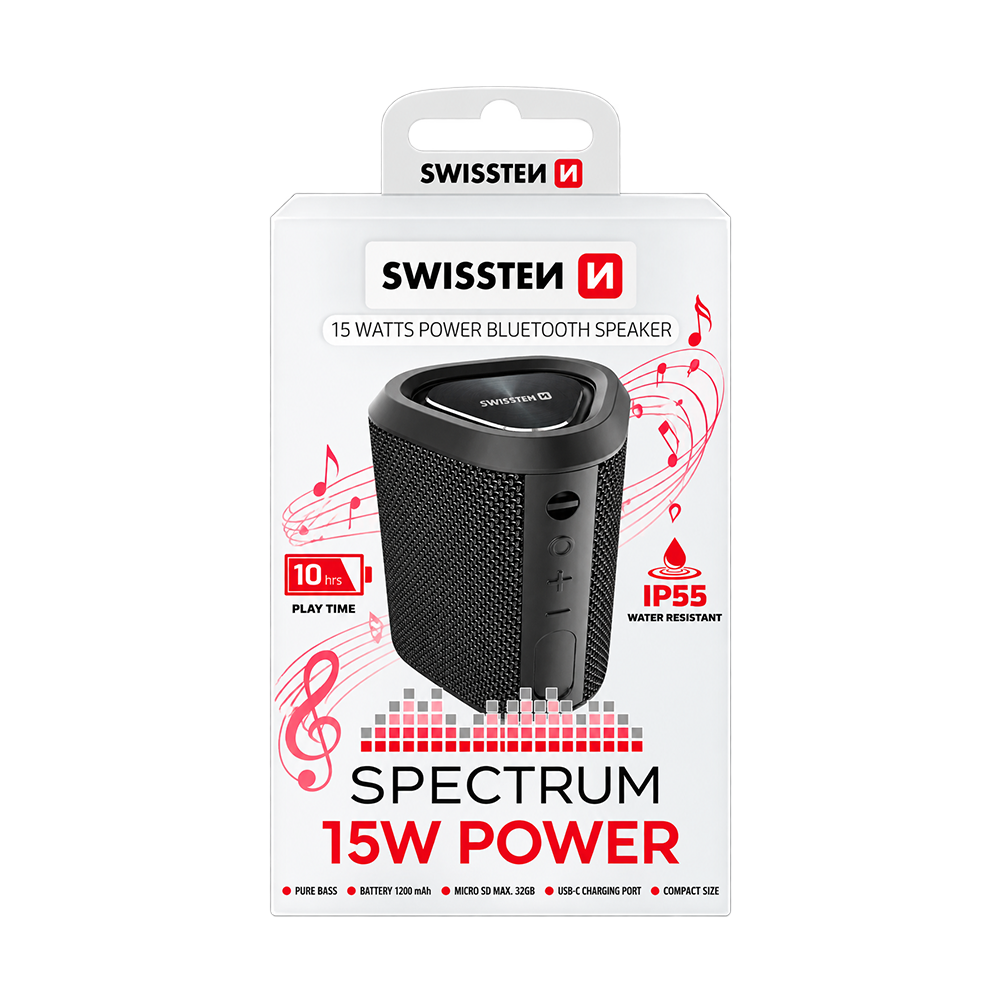 Swissten Spectrum 15W Bluetooth Speaker