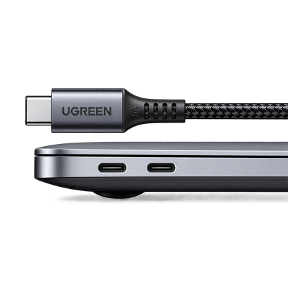 UGREEN 70427 2.0 100W 5A USB-C TO TO USB-C Nickel Alum Shell 1M