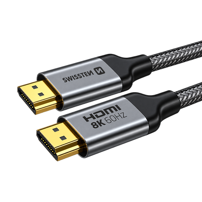 Swissten HDMI to HDMI 8K@60Hz Nylon Cable 2m