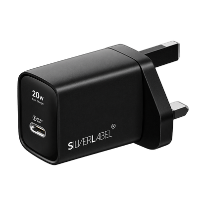 Silverlabel 29421SL10 3-Pin Wall Charger USB-C 20W