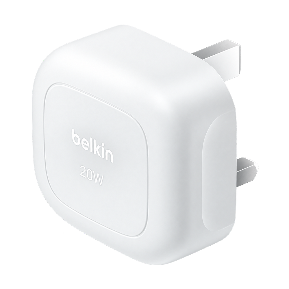 Belkin WCA009MYWH Wall Charger 20W 3A UK USB-C