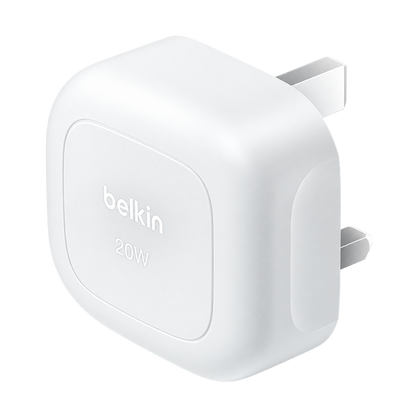 Belkin WCA009MYWH Wall Charger 20W 3A UK USB-C