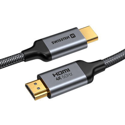 Swissten HDMI to HDMI 4K@60Hz Nylon Cable 3m