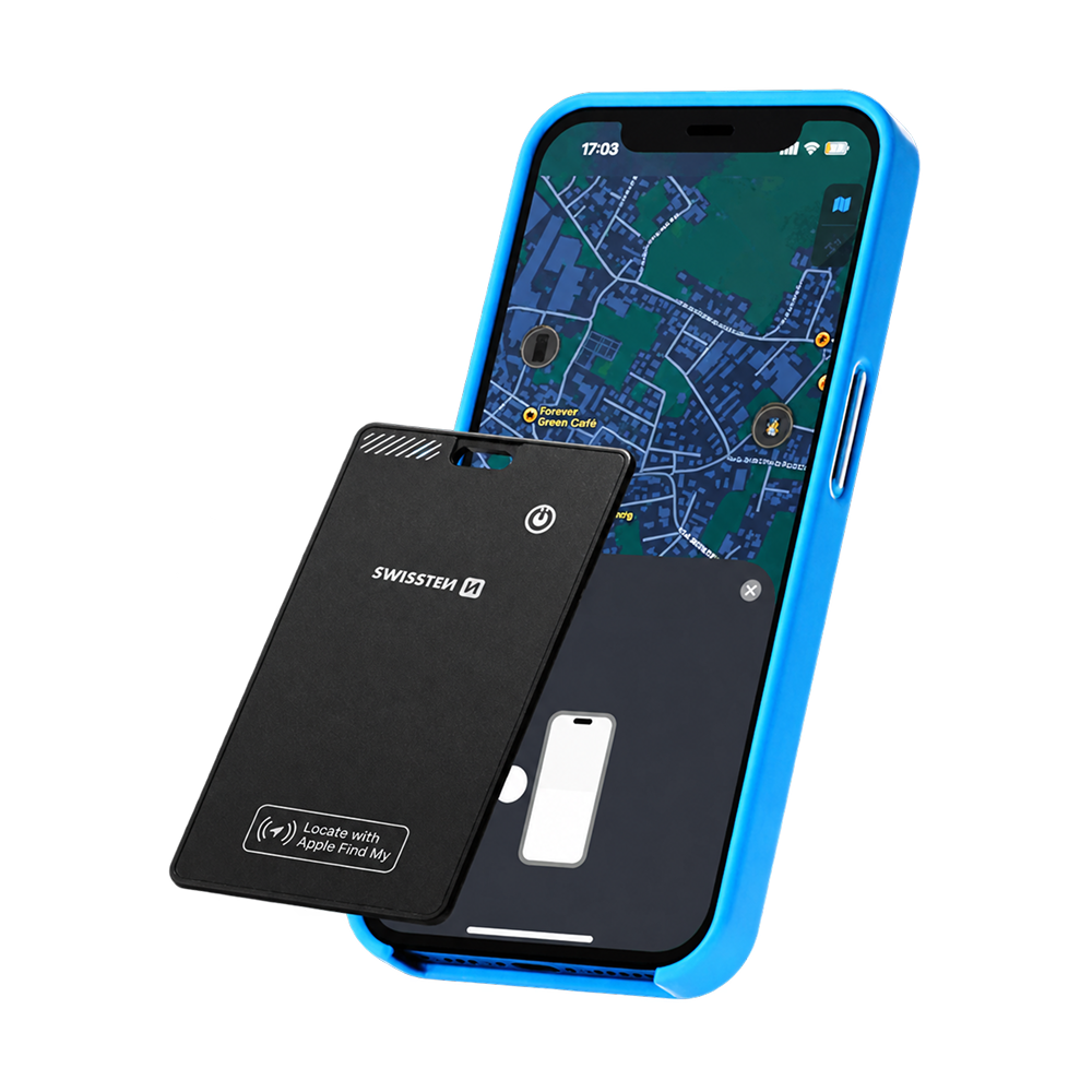 Swissten Find Card Smart Locator with Apple Find My