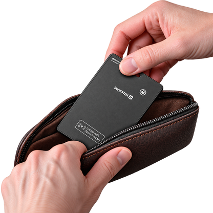 Swissten Find Card Smart Locator with Apple Find My