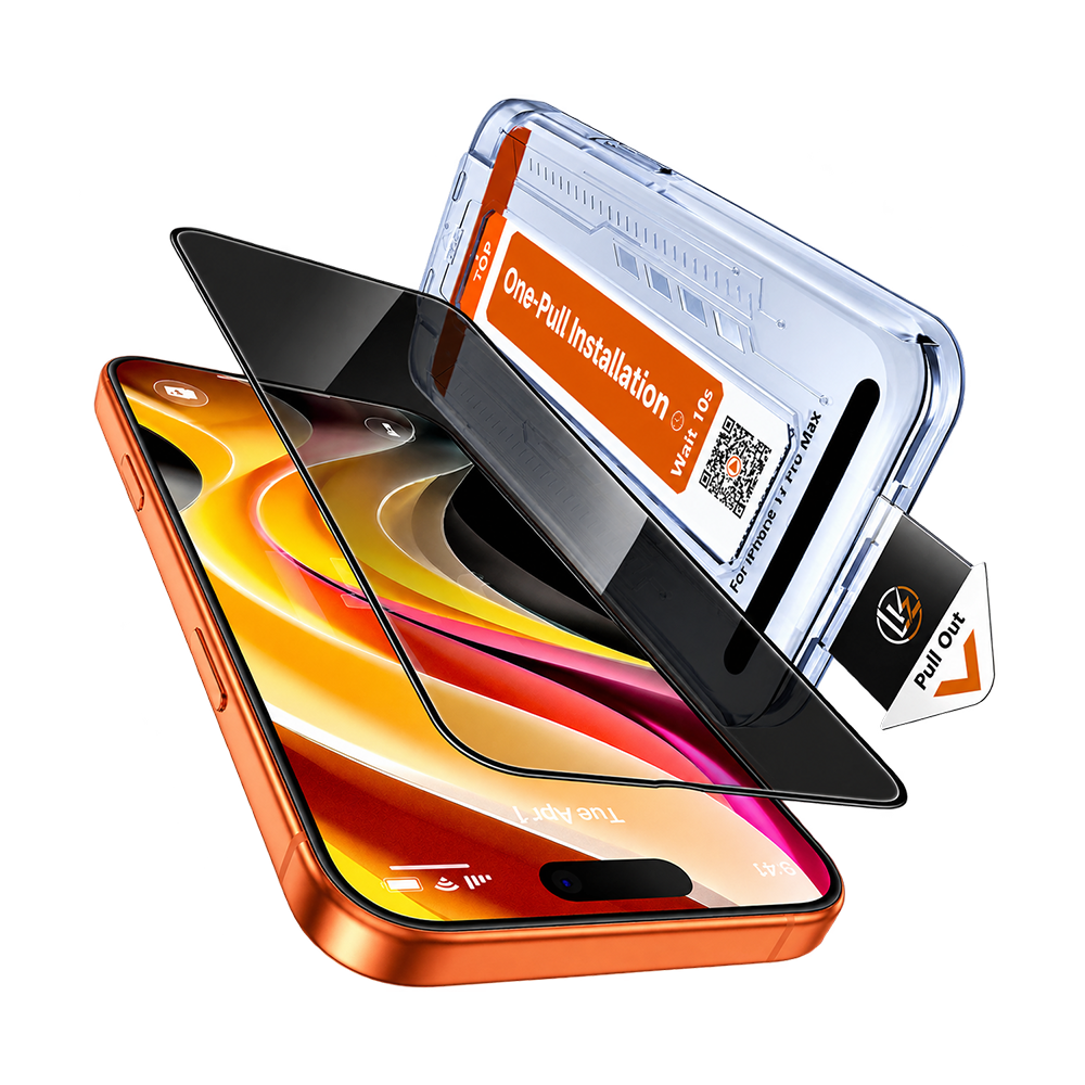 5D Full Glue Tempered Glass Screen Protector iPhone 17 Pro Max