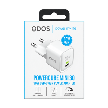 Qdos QD-BU-UK30CE-W UK Wall Charger 30W USB-C