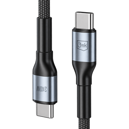 3mk Hyper Cable N-SERIES USB-C to USB-C 240W 1m