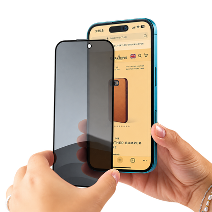 5D Full Glue Tempered Glass Screen Protector Privacy iPhone 17 Pro