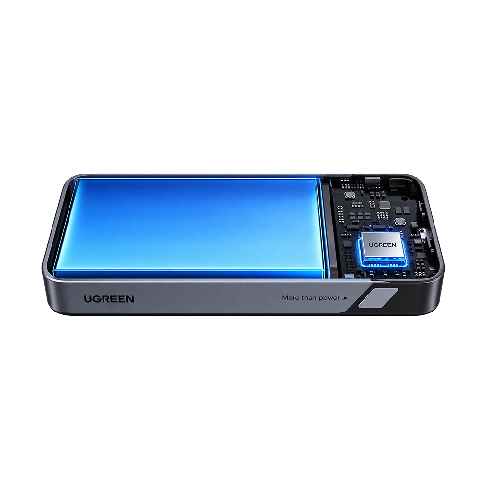 UGREEN 55985B 20,000mAh PD 30W Power Bank Dual USB-C Cable