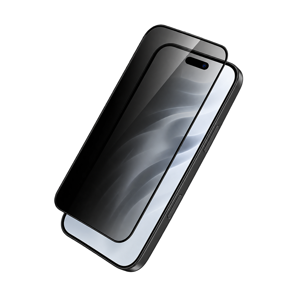 5D Full Glue Tempered Glass Screen Protector Privacy iPhone 17 Pro Max