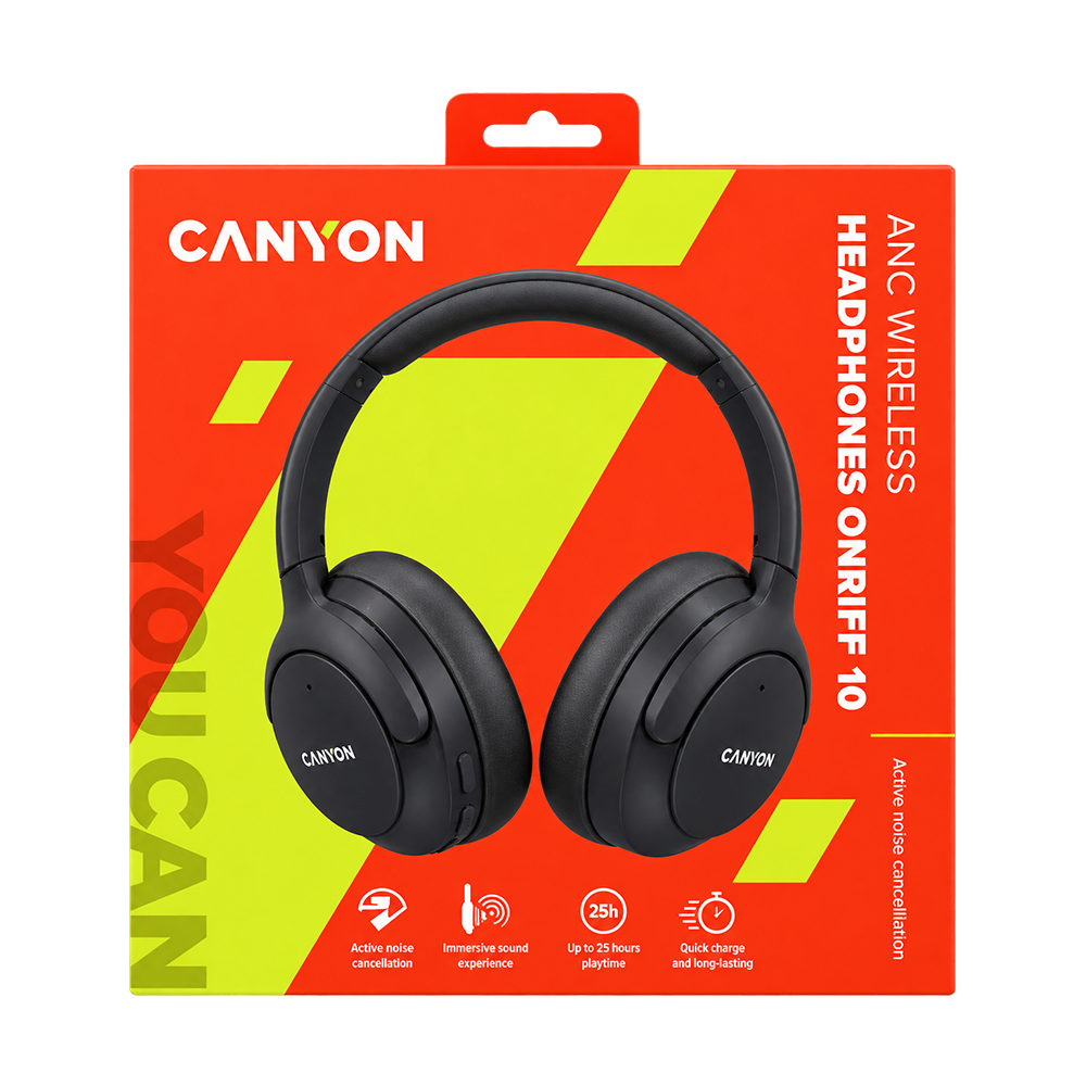 Canyon CNS-CBTHS10 ON EAR Wireless Headphones
